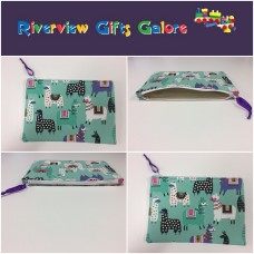 Zip Clutch / Purse / Bag / Pouch - Llamas Zip Clutch / Purse / Bag / Pouch - Llamas